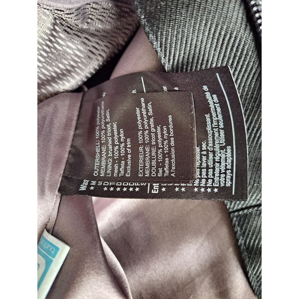 Burton Women's Medium Black Cargo Ski Snowboard Pants Waterproof Adjustable - Picture 7 of 11